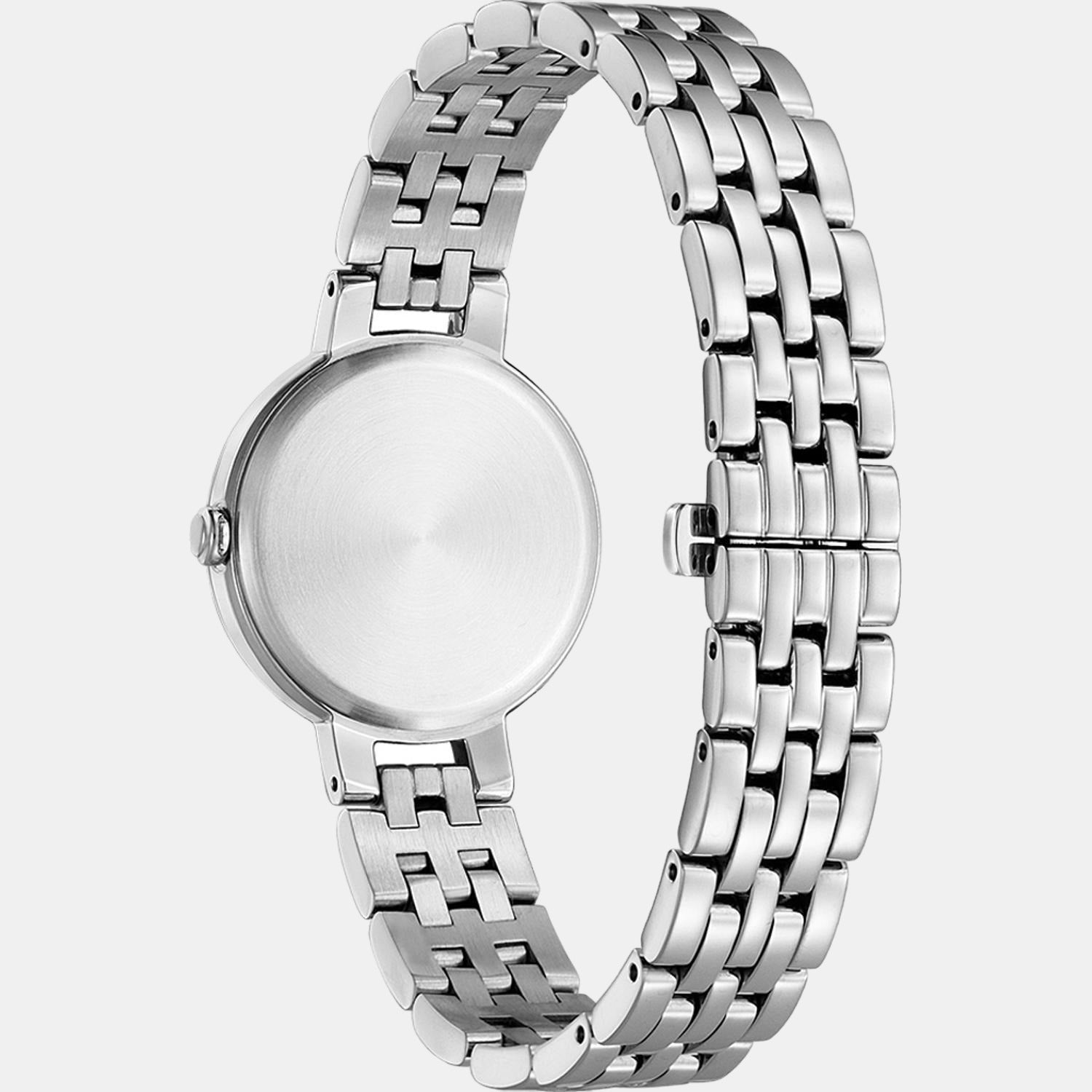 Citizen L Women Eco-Drive Blue Dial Analog Stainless Steel Watch EM0990-81L
