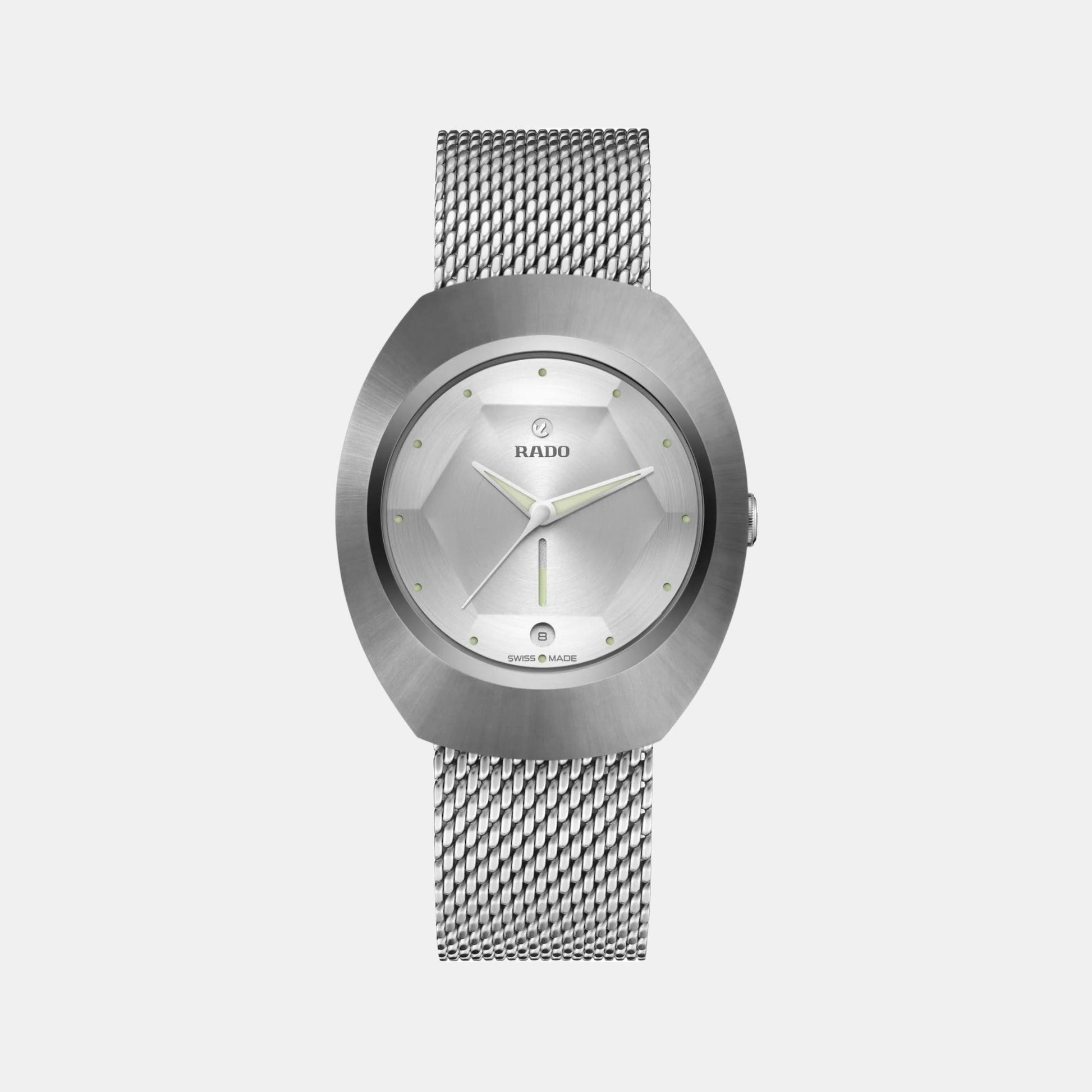 Diastar Unisex Automatic Grey Dial Analog Stainless Steel Watch R12163118