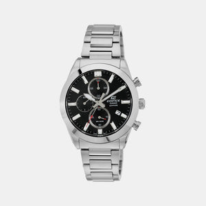 Edifice Men Quartz Black Dial Chronograph Stainless Steel Watch ED580