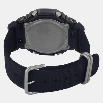 G-Shock Men Quartz Black Dial Analog-Digital Fabric Watch G1373