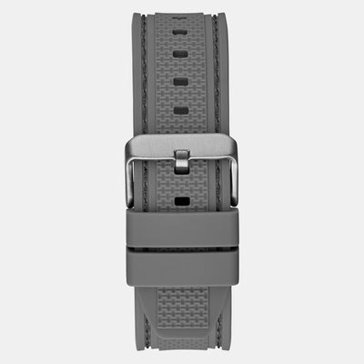 Contender Men Quartz Grey Dial Analog Silicone Watch GW0640G1