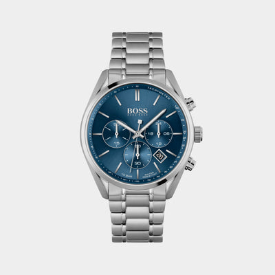 Champion Men Quartz Blue Dial Chronograph Stainless Steel Watch 1513818