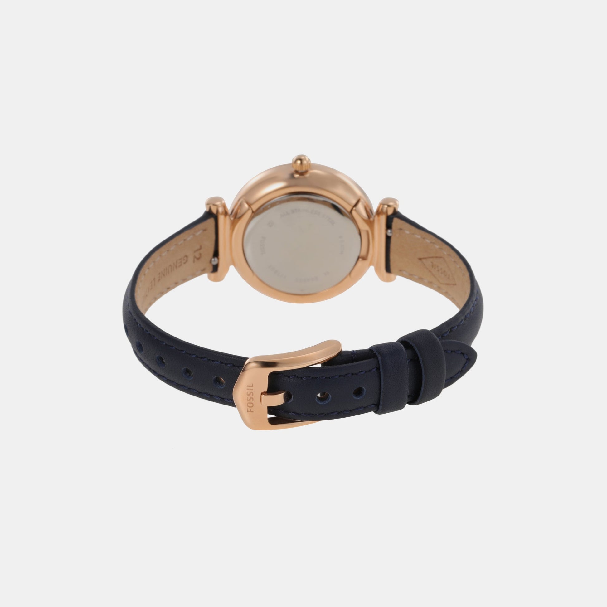 Carlie Women Quartz Two Tone Dial Analog Leather Watch ES4502