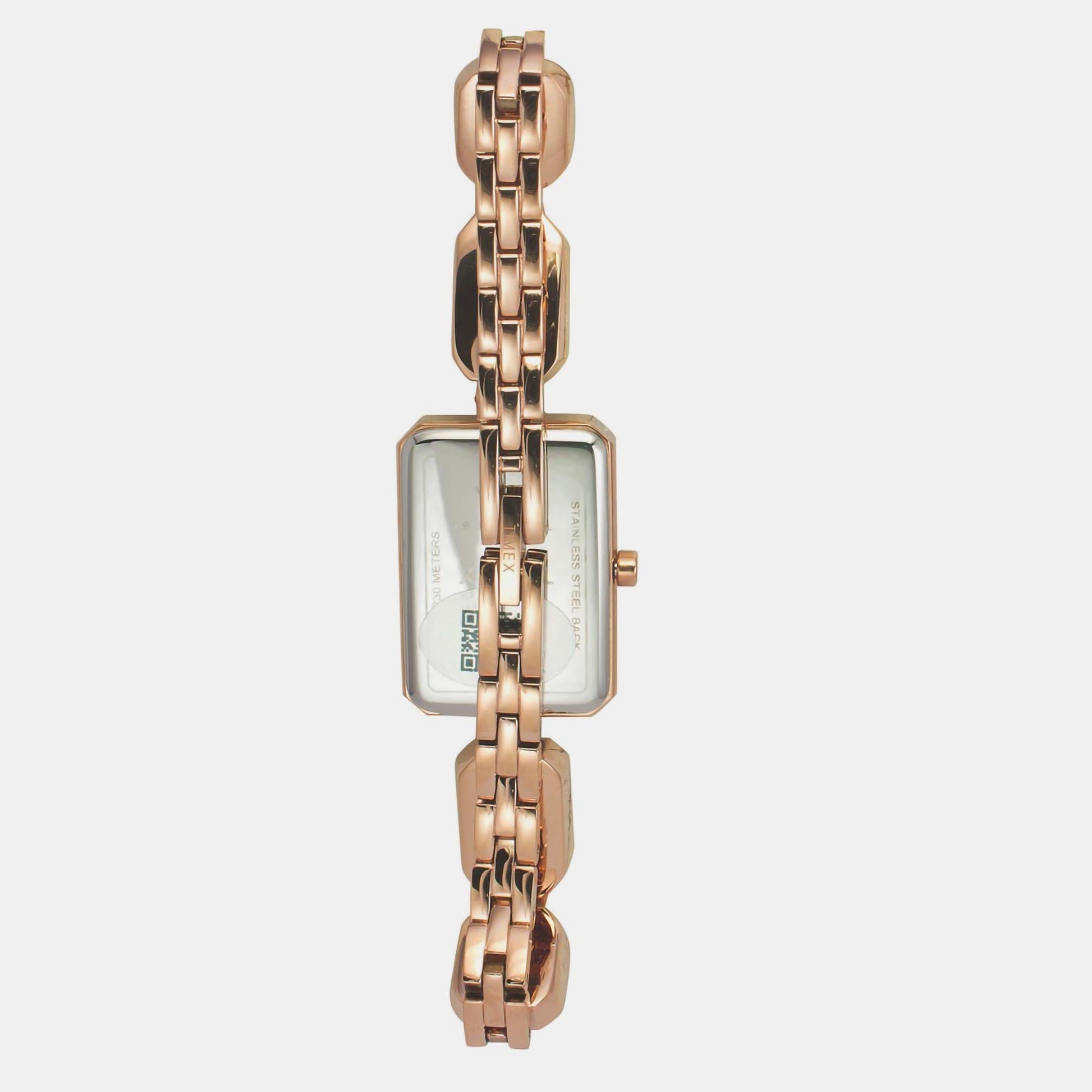 Fria Women Quartz Burgundy Dial Analog Brass Watch TWEL16903