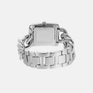 Emery Women Quartz White Dial Analog Stainless Steel Watch MK7299