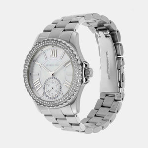 Everest Women Quartz Silver Dial Analog Stainless Steel Watch MK7403