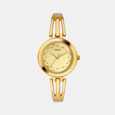 Classics Women Quartz Champagne Dial Analog Brass Watch TWTL10311