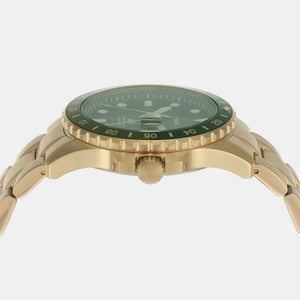 Fossil Blue Dive Men Quartz Green Dial Analog Stainless Steel Watch FS6030
