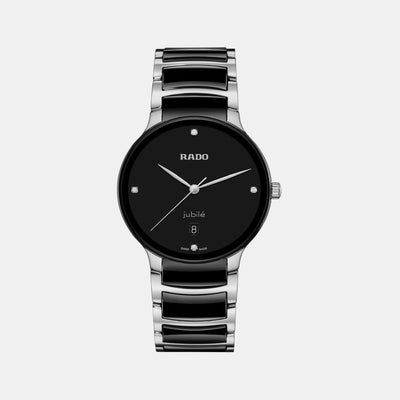 Centrix Unisex Quartz Black Dial Analog Ceramic Watch R30021712