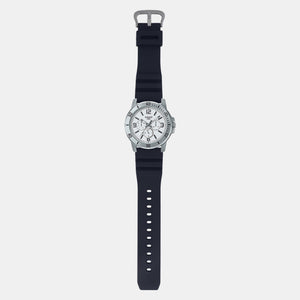 Enticer Men Quartz White Dial Chronograph Resin Watch A2146