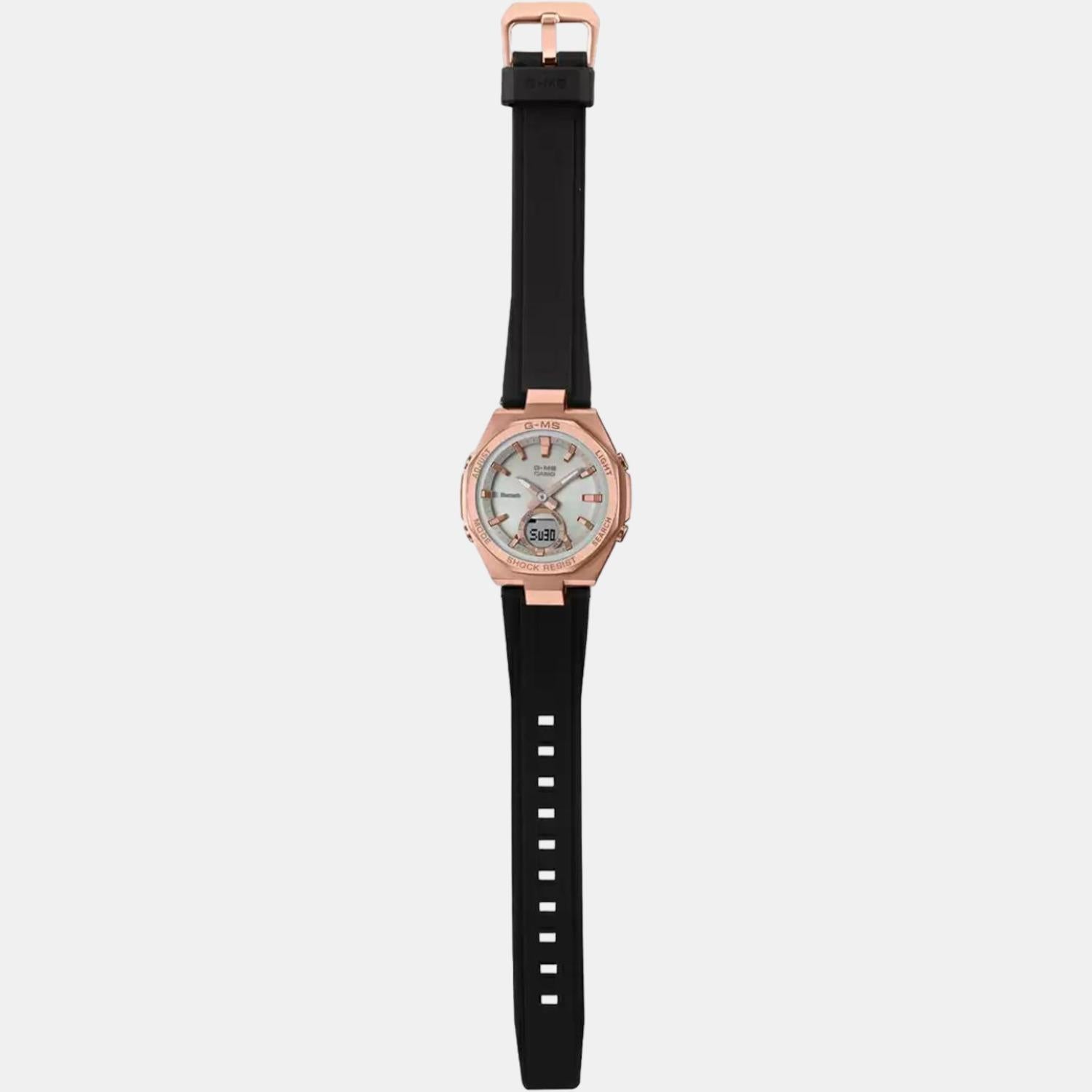Baby-G Women Quartz White Dial Analog-Digital Resin Watch BX190