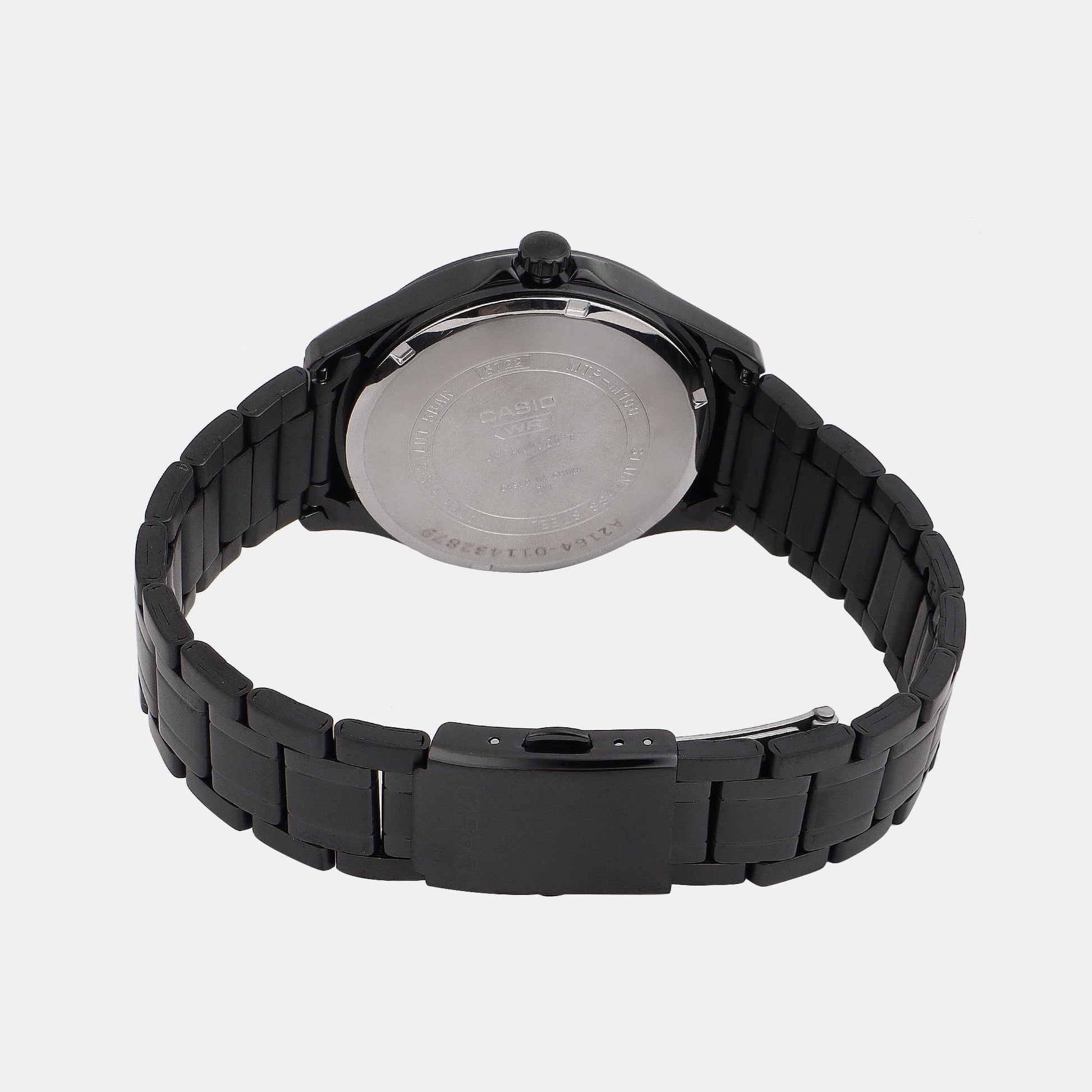 Enticer Men Quartz Black Dial Analog Stainless Steel Watch A2164