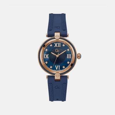 Fusion Cable Women Quartz Mother Of Pearl Dial Analog Silicone Watch Z15004L7MF