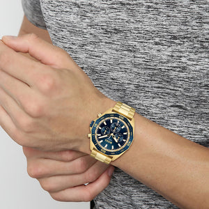 Energy Men Quartz Blue Dial Chronograph Stainless Steel Watch 1513973