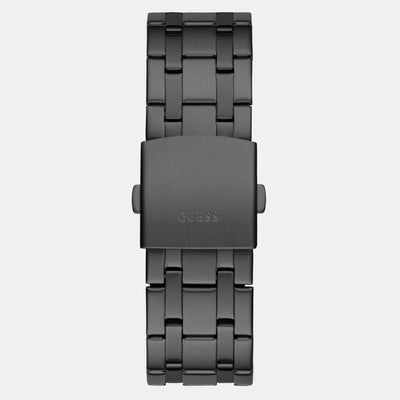 Escape Men Quartz Black Dial Analog Stainless Steel Watch GW0661G3