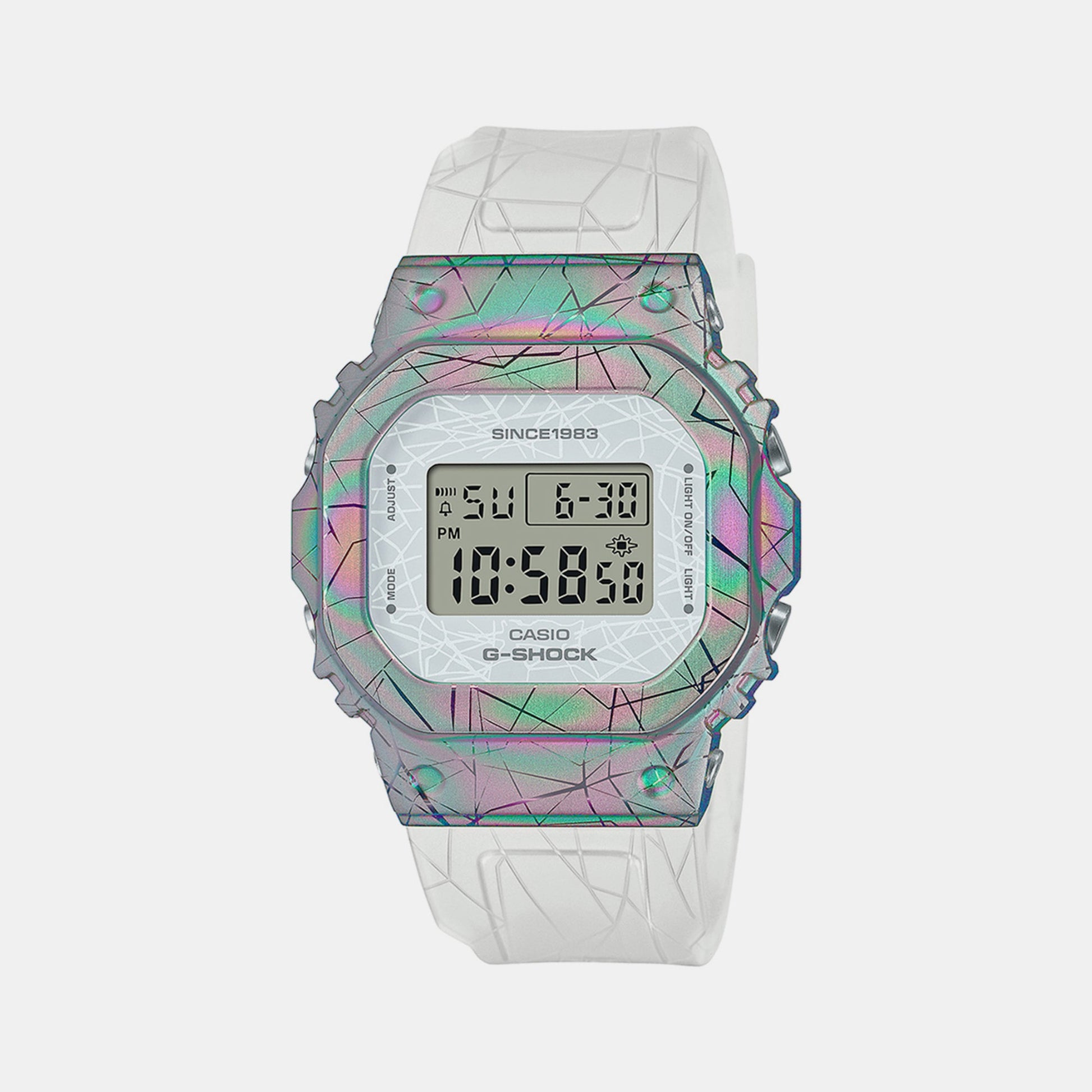 G-Shock Women Processor White Dial Digital Resin Watch G1359