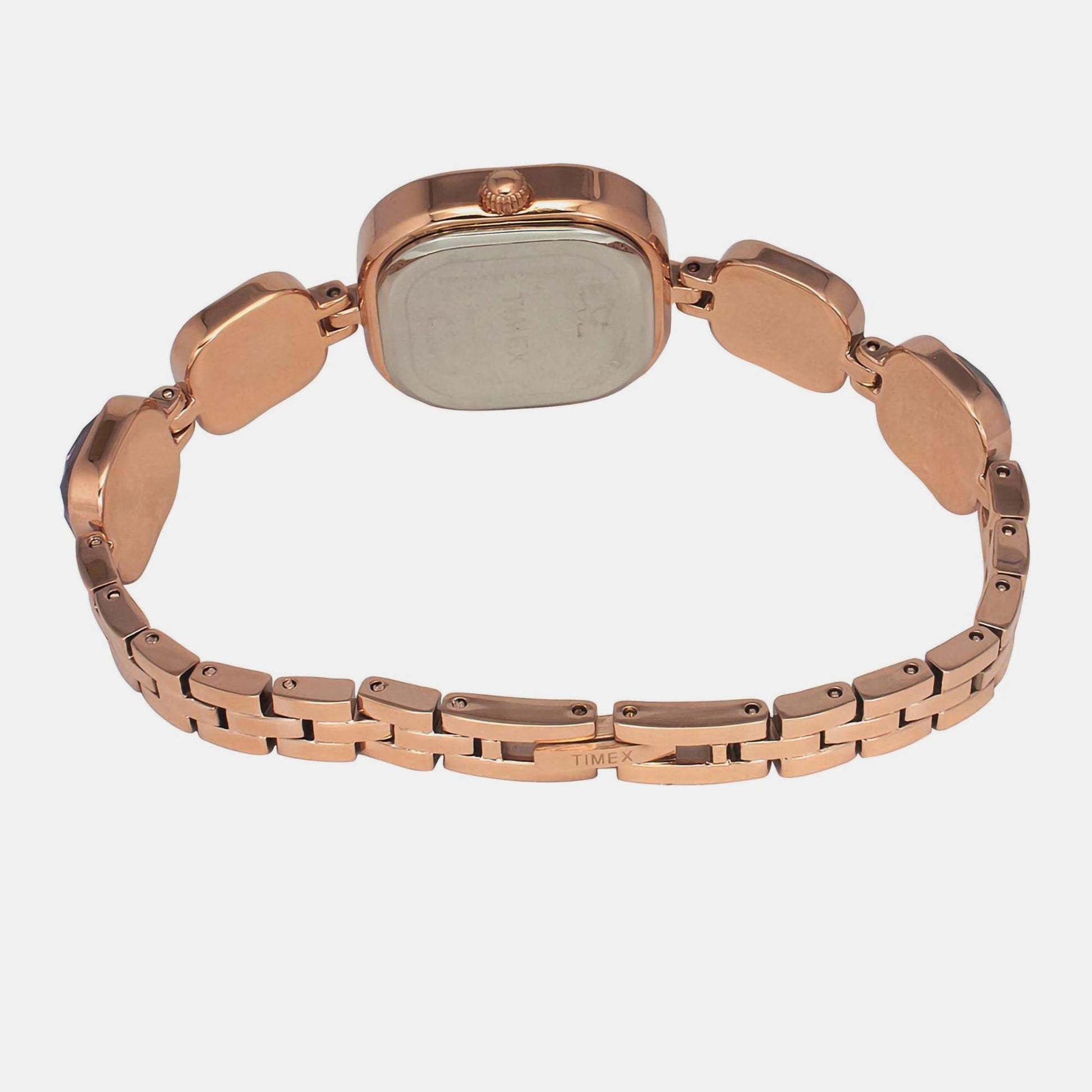 Fria Women Quartz Mother Of Pearl Dial Analog Brass Watch TWEL17100