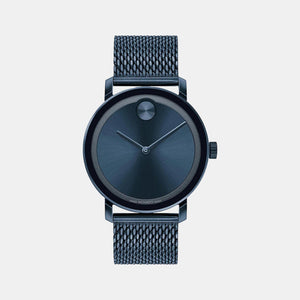 Bold Evolution Men Quartz Blue Dial Analog Stainless Steel Watch 3600793