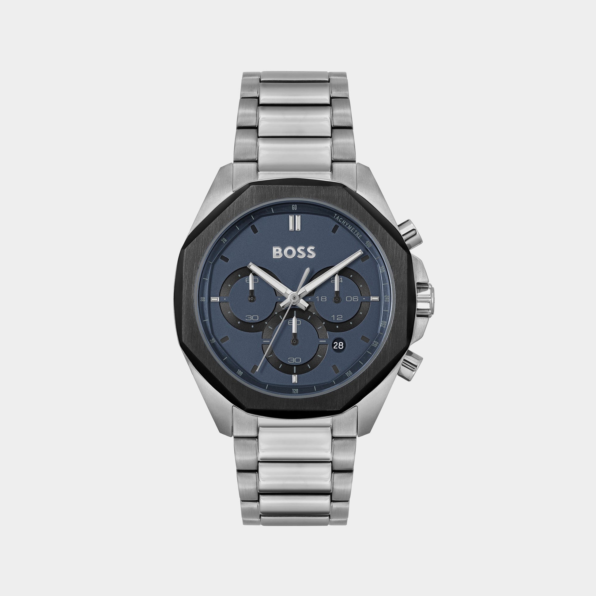 Cloud Men Quartz Blue Dial Chronograph Stainless Steel Watch 1514015
