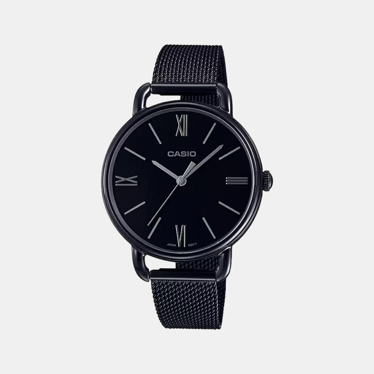 Enticer Women Quartz Black Dial Analog Stainless Steel Watch A1804