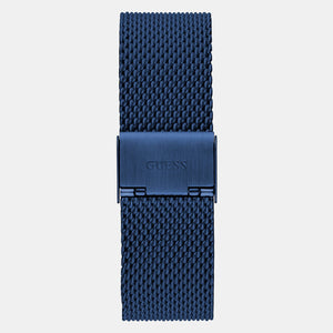 Guess Dress Men Quartz Blue Dial Analog Stainless Steel Watch GW0629G3
