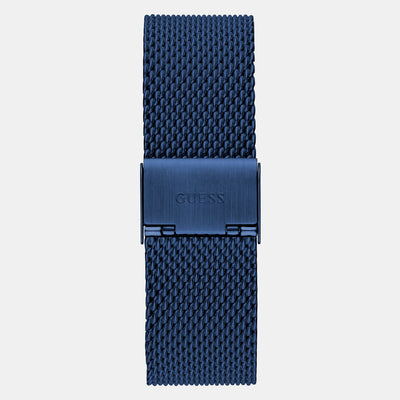 Guess Dress Men Quartz Blue Dial Analog Stainless Steel Watch GW0629G3
