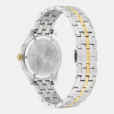 Greca Men Quartz Green Dial Analog Stainless Steel Watch VE6C00423