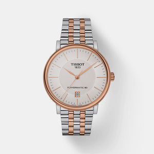 Carson Men Automatic Silver Dial Analog Stainless Steel Watch T1224072203101