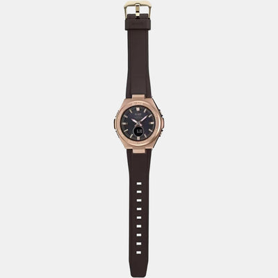 Baby-G Women Quartz Black Dial Analog-Digital Resin Watch B217
