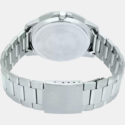 Enticer Men Quartz Blue Dial Analog Stainless Steel Watch A1363