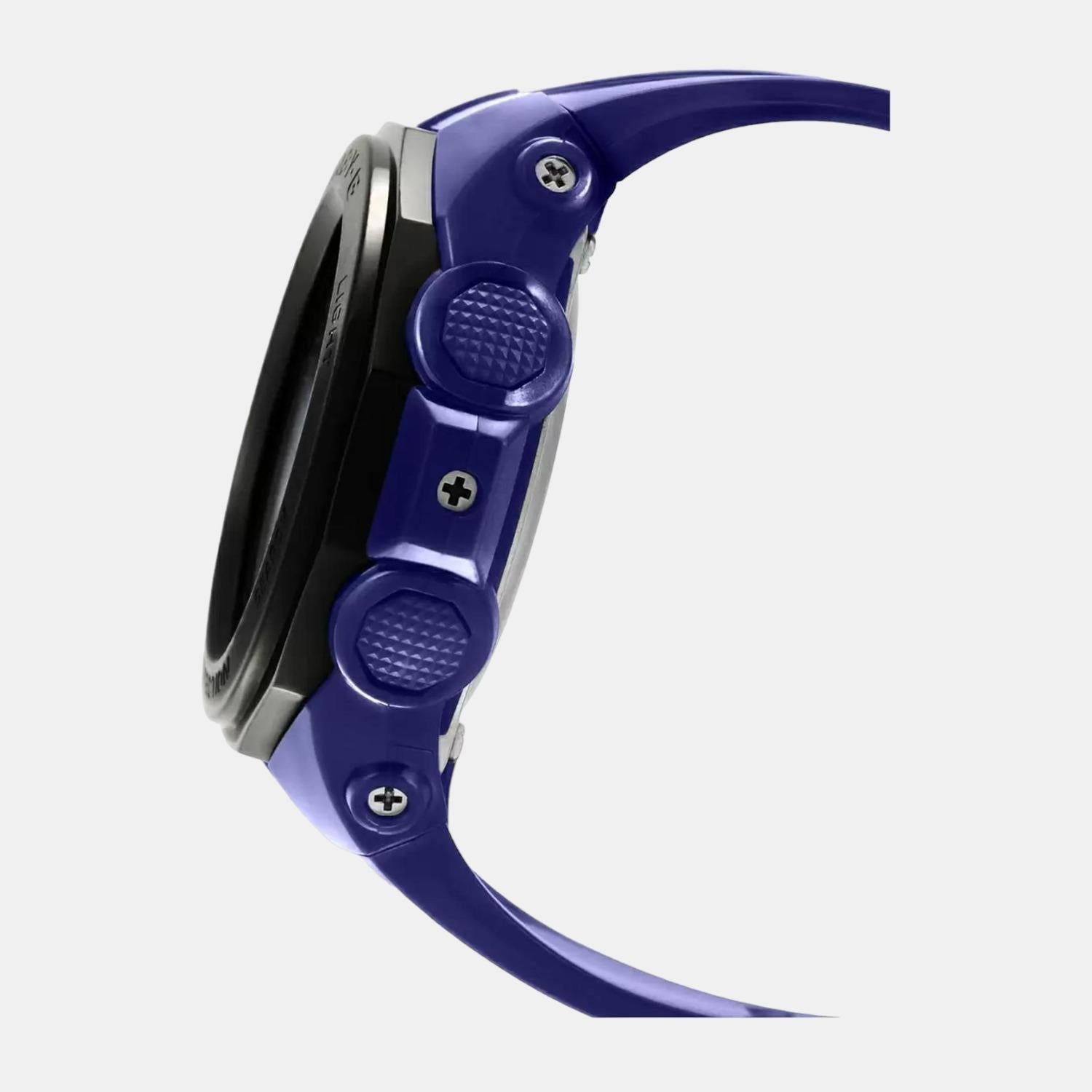 Baby-G Women Quartz Blue Dial Analog-Digital Resin Watch BX061