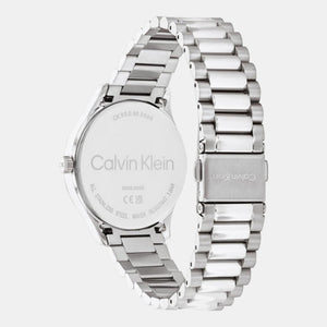 Ck Burst Unisex Quartz Blue Dial Analog Stainless Steel Watch 25200230