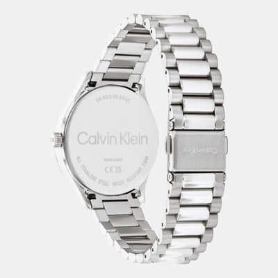 Ck Burst Unisex Quartz Blue Dial Analog Stainless Steel Watch 25200230