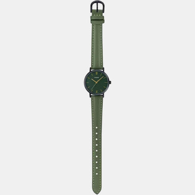 Enticer Women Quartz Green Dial Analog Leather Watch A2002
