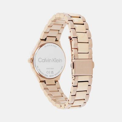 Admire Women Quartz Gold Dial Analog Stainless Steel Watch 25200334