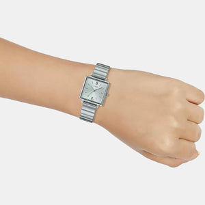 Enticer Women Quartz Silver Dial Analog Stainless Steel Watch A1543