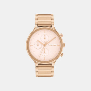 Energize Women Quartz Pink Dial Chronograph Stainless Steel Watch 25200241