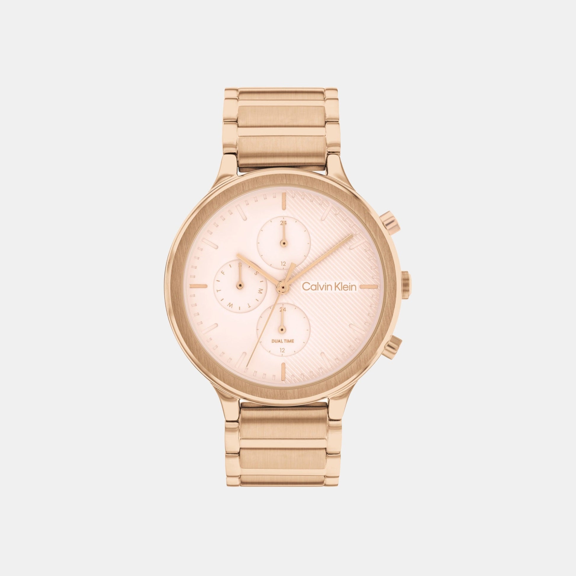 Energize Women Quartz Pink Dial Chronograph Stainless Steel Watch 25200241