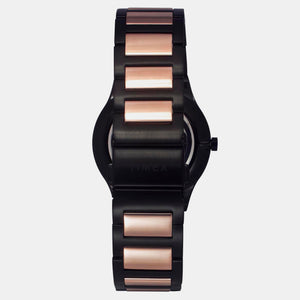 E Class Men Quartz Black Dial Analog Stainless Steel Watch TWEG23601