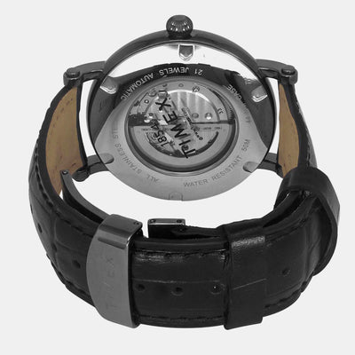 E Class Men Automatic Black Dial Analog Leather Watch TWEG16720