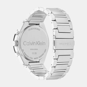 Ck Fearless Men Quartz Black Dial Chronograph Stainless Steel Watch 25200301