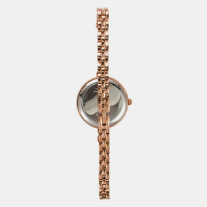 Fria Women Quartz Mother Of Pearl Dial Analog Brass Watch TWEL18402