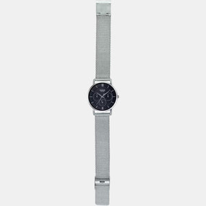 Enticer Women Quartz Black Dial Chronograph Stainless Steel Watch A1920