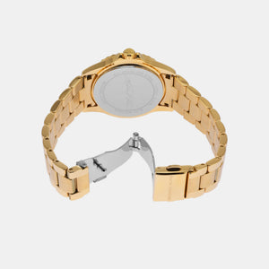 Everest Women Quartz White Dial Analog Stainless Steel Watch MK7363