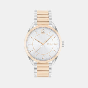 Enticing Women Quartz Silver Dial Analog Stainless Steel Watch 25200317