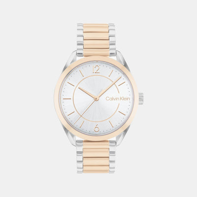 Enticing Women Quartz Silver Dial Analog Stainless Steel Watch 25200317