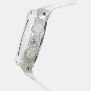 Baby-G Women Quartz White Dial Analog-Digital Resin Watch B212