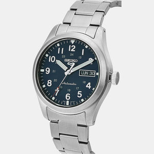 5 Sports Men Automatic Blue Dial Analog Stainless Steel Watch SRPG29K1