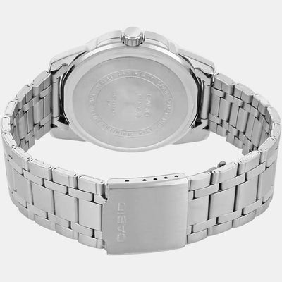 Enticer Men Quartz White Dial Analog Stainless Steel Watch A552