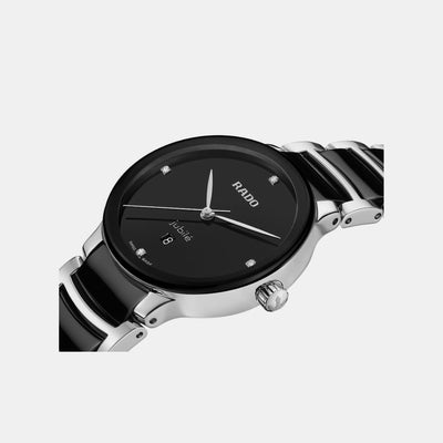 Centrix Women Quartz Black Dial Analog Ceramic Watch R30026712